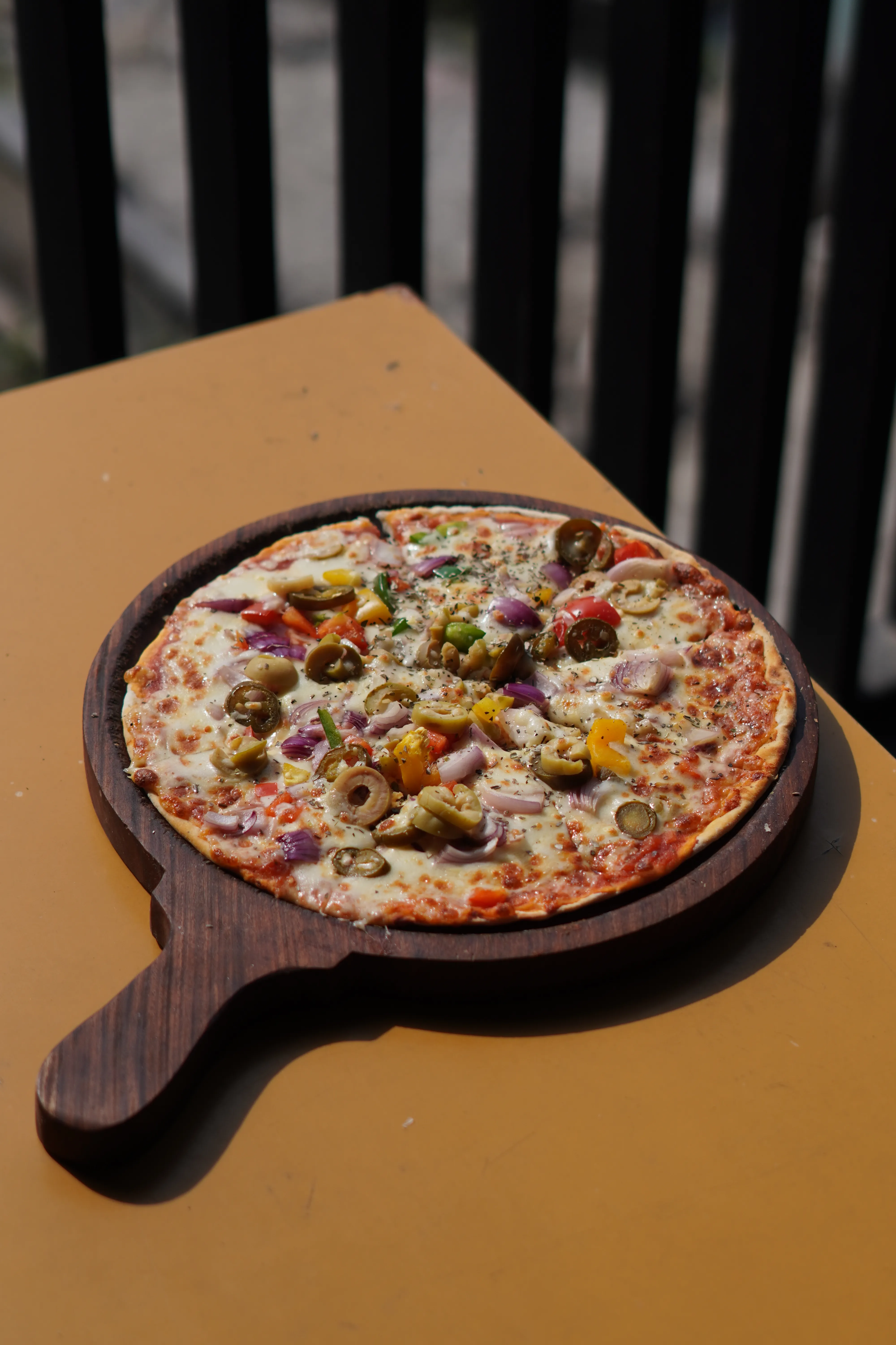 Multi-cuisine food pizza pasta Ganga View Cafe