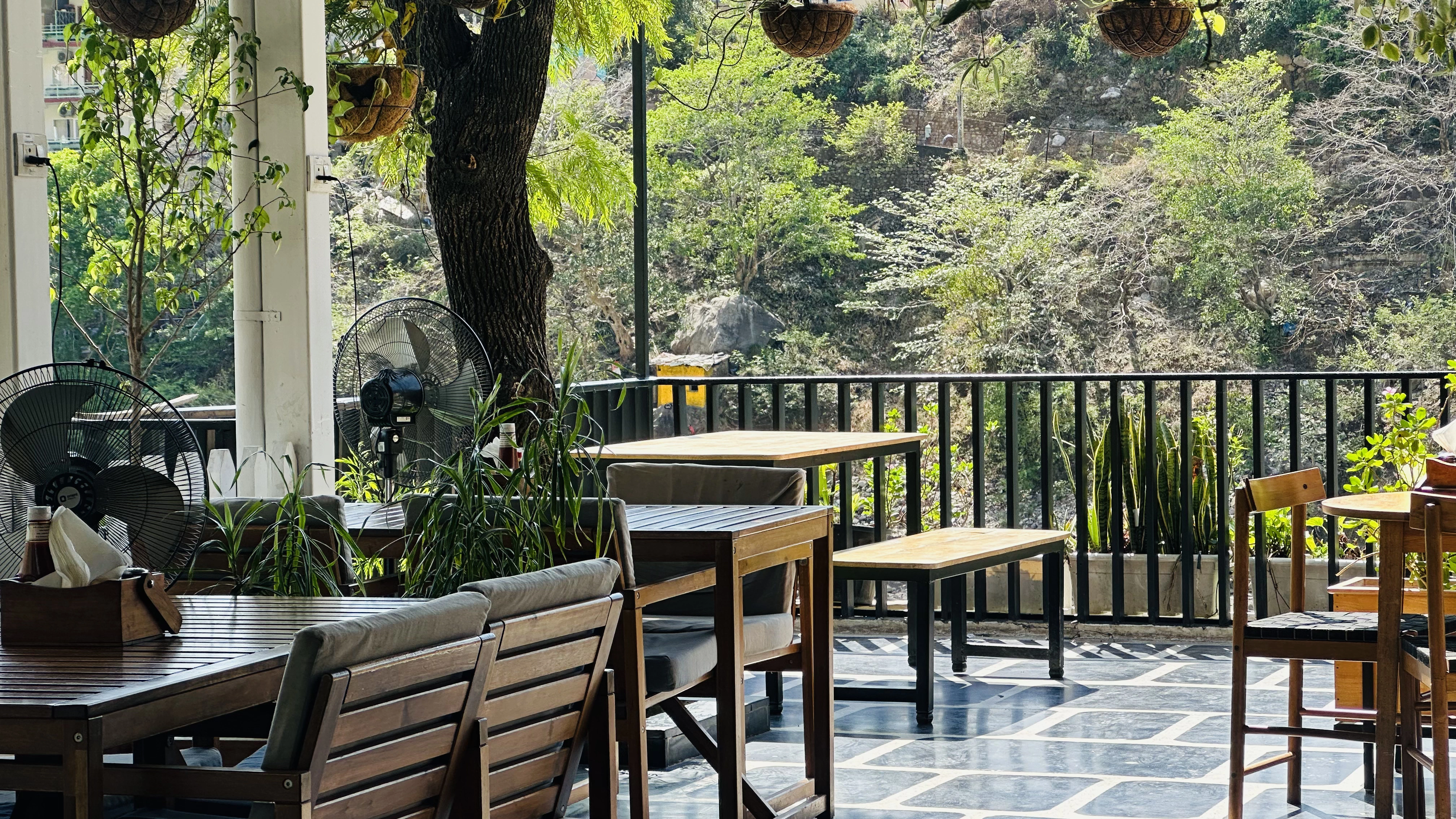 >Ganga view balcony