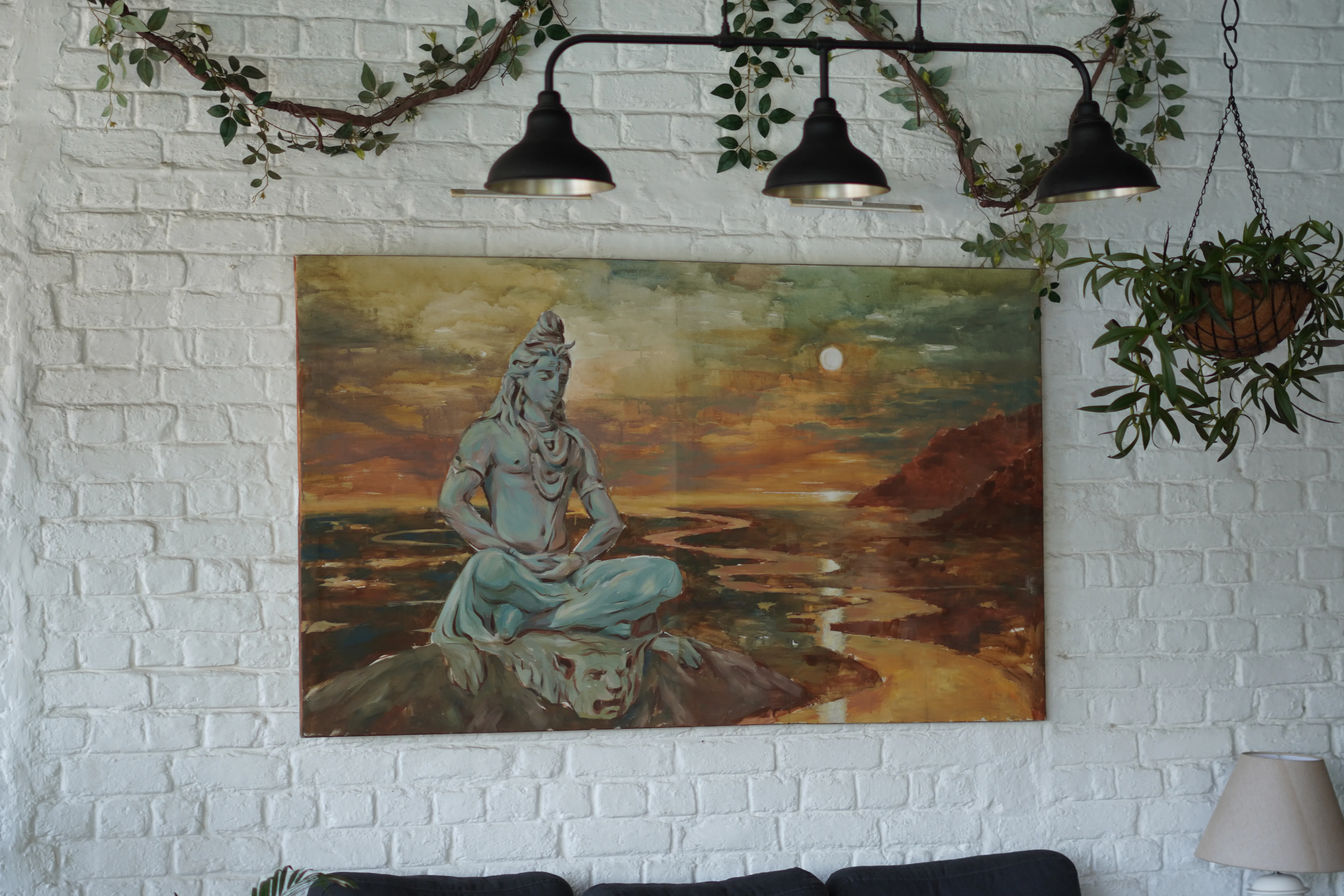 Shiv portrait painting