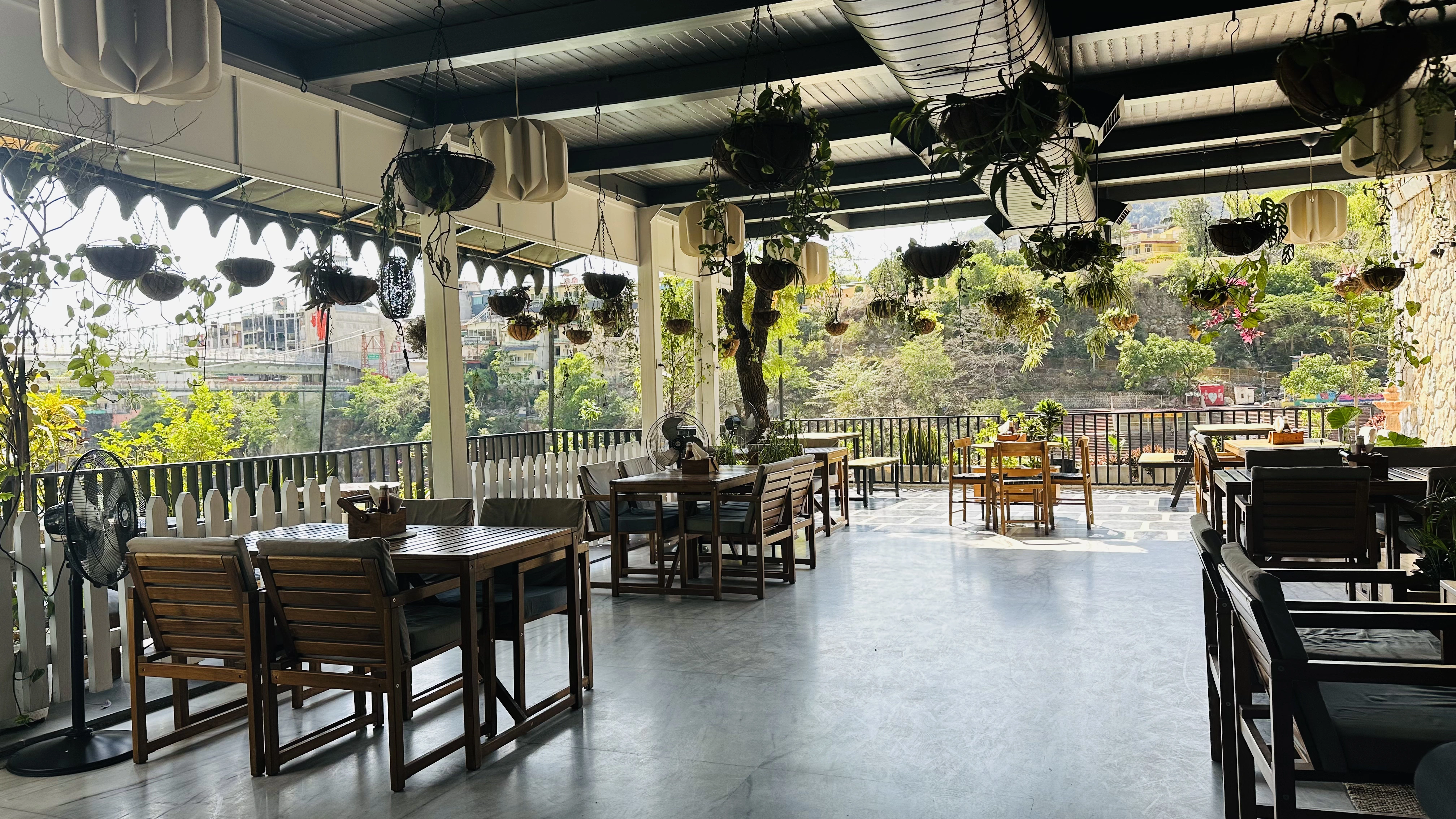 Ganga View Cafe interior